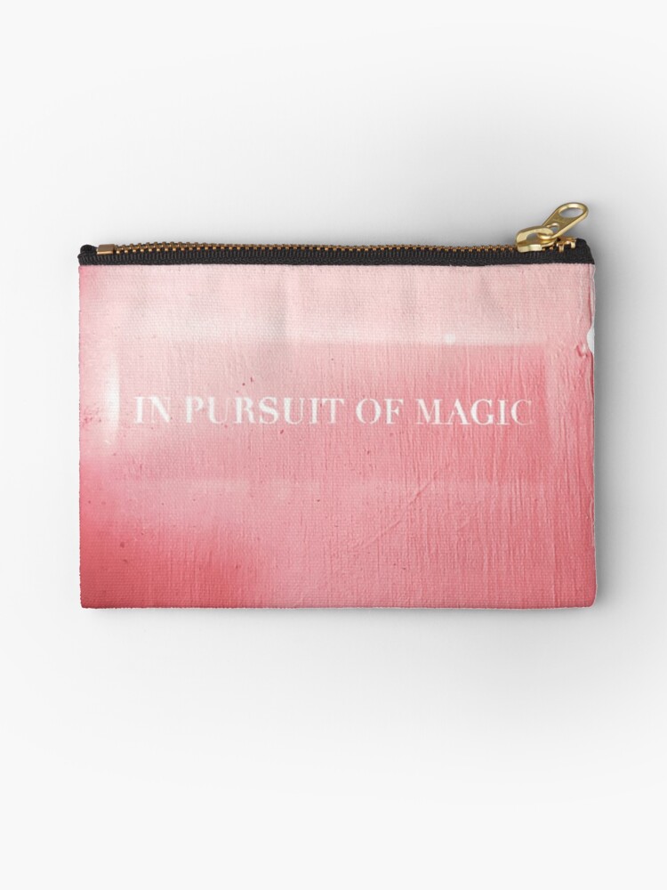 Thumbnail 1 of 4, Zipper Pouch, In Pursuit of magic designed and sold by Dollfacedesign.
