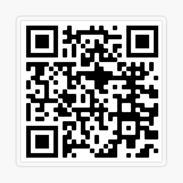 Rick Roll QR Code Sticker! This is - Beginwithcreativity