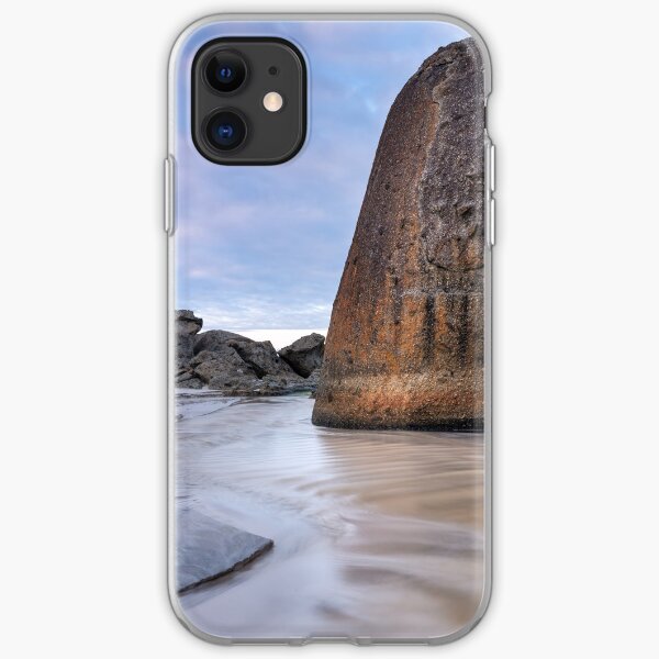 Squeaky Beach Boulders iPhone Soft Case