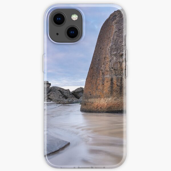 Squeaky Beach Boulders iPhone Soft Case