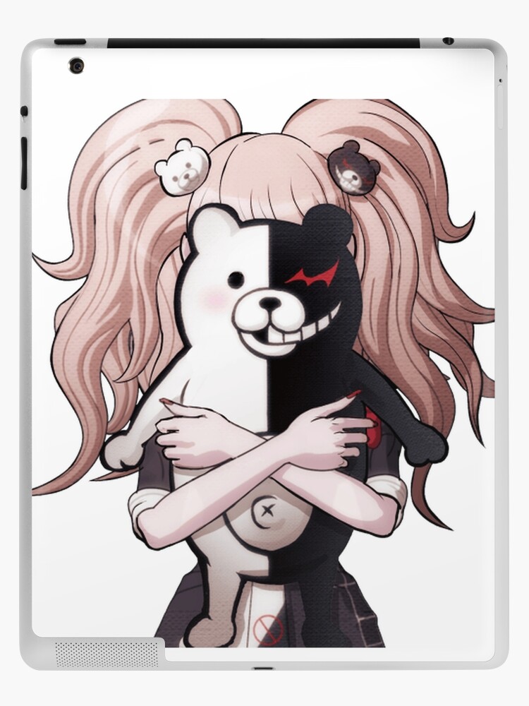 Danganronpa Kissenbezug Enoshima Junko + Monokuma 45cm x 45cm Anime Kissen