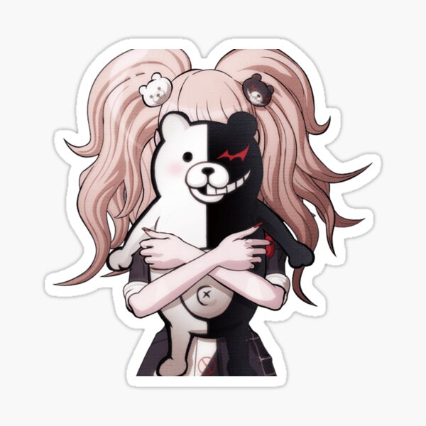 Artikel-Vorschau von Junko Enoshima hält Monokuma, designt und verkauft von THE Junko Enoshima.