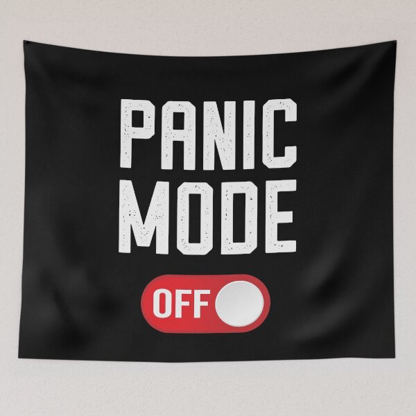 Item preview, Don't Panic Mode OFF Virus Yoga Gift designed and sold by teeseeds.
