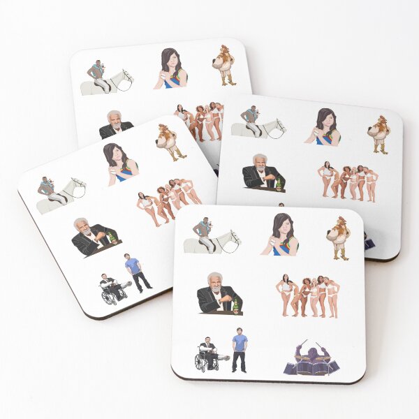 Item preview, Ad campaign characters sticker pack designed and sold by MiaoMiaoYu.