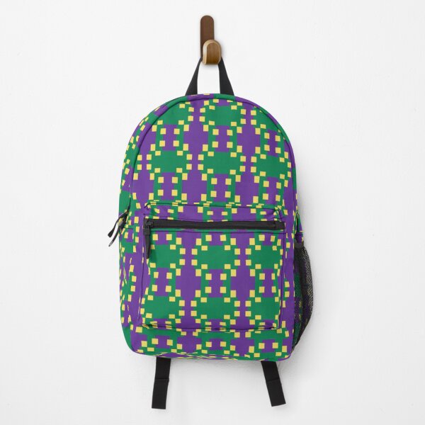 Item preview, Abstract Yellow Squared Dots Pattern on Purple designed and sold by Sendreka.