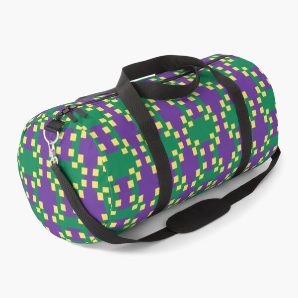 Item preview, Abstract Yellow Squared Dots Pattern on Purple designed and sold by Sendreka.