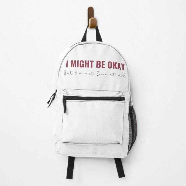 Item preview, I Might Be Okay But Im Not Fine At All - All Too Well - Taylor Swift RED Album designed and sold by bombalurina.