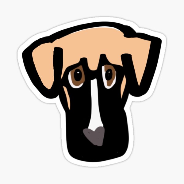 BOXER DOG Sticker