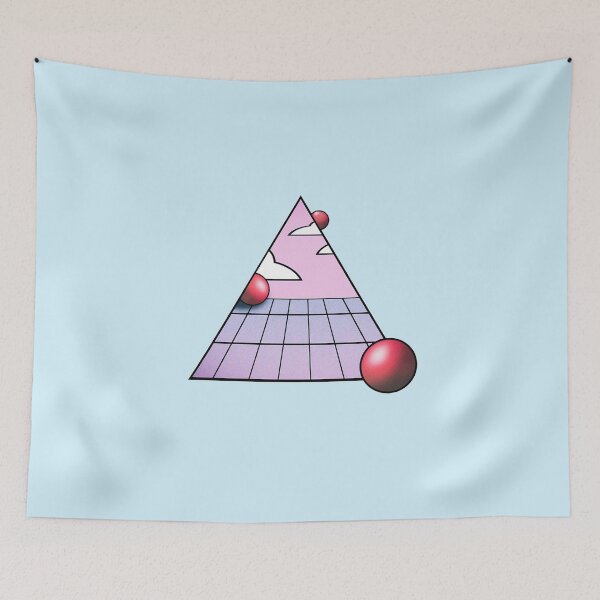 Item preview, Vaporwave Retro Sunset -  Aesthetic Trippy Retro Pink Psychedelic Art designed and sold by Shoegaze Shop.