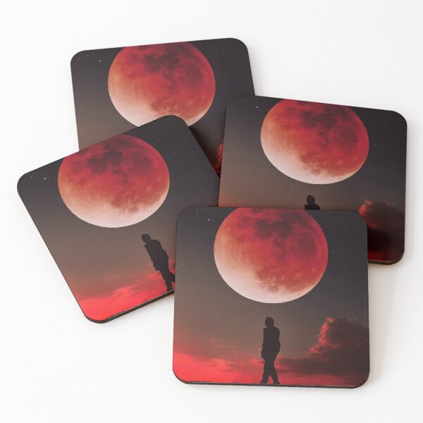 Item preview, Red Moon Landscape designed and sold by Ariz Rab.