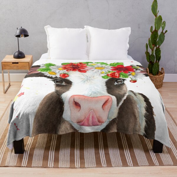 Item preview, Blossoming Cow designed and sold by SabinasArts.