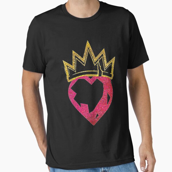 Vista previa del artículo con la obra «Camiseta con corona de corazón de Evie de Descendants 2 de Disney», diseñado y vendido por luxtrending.