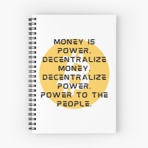 Item preview, Bitcoin, Decentralize Money, Power to the People designed and sold by WinningUniverse.
