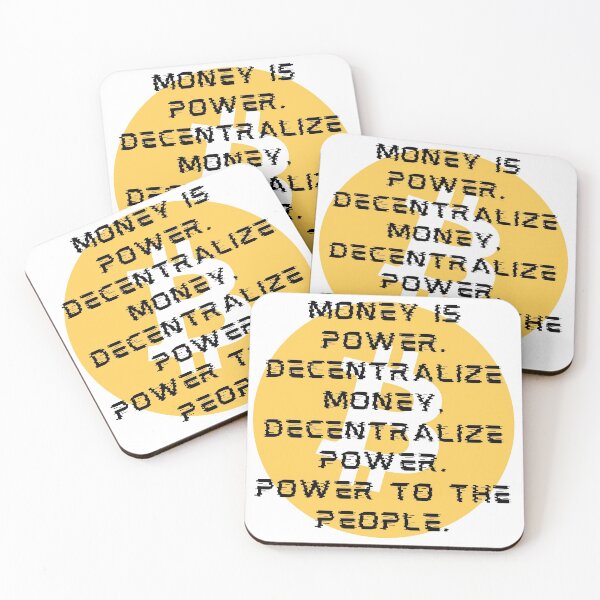 Item preview, Bitcoin, Decentralize Money, Power to the People designed and sold by WinningUniverse.