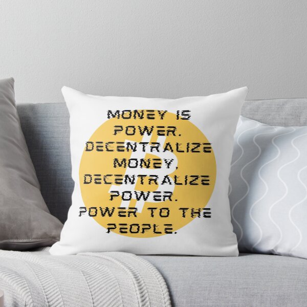 Item preview, Bitcoin, Decentralize Money, Power to the People designed and sold by WinningUniverse.