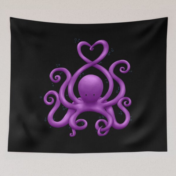 Item preview, CephaLOVEpod (violet/dark) designed and sold by Art by Morgan Campillo.