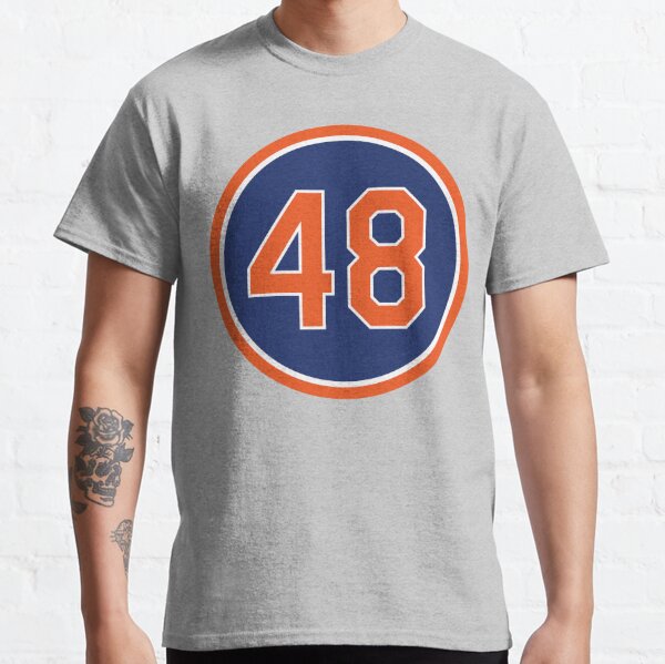 De Jacob Jacob DeGrom Baseball Number 48 Vintage Retro T-Shirt