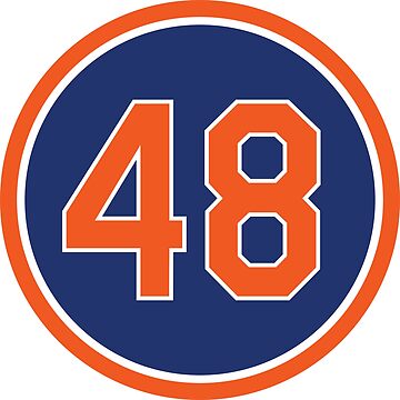 New York Mets JACOB deGROM #48 Jersey T Shirt Youth Medium