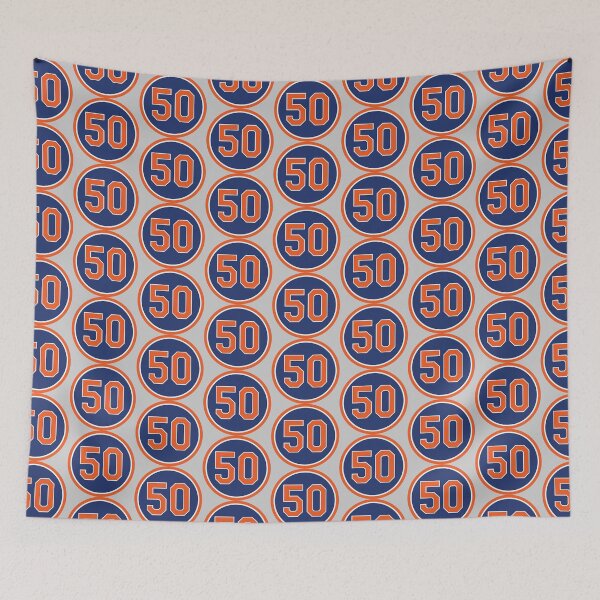Item preview, Sid Fernandez #50 Jersey Number designed and sold by StickBall.