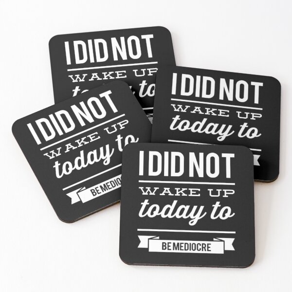 Item preview, No me desperté hoy para ser mediocre designed and sold by LiveAndGlow.
