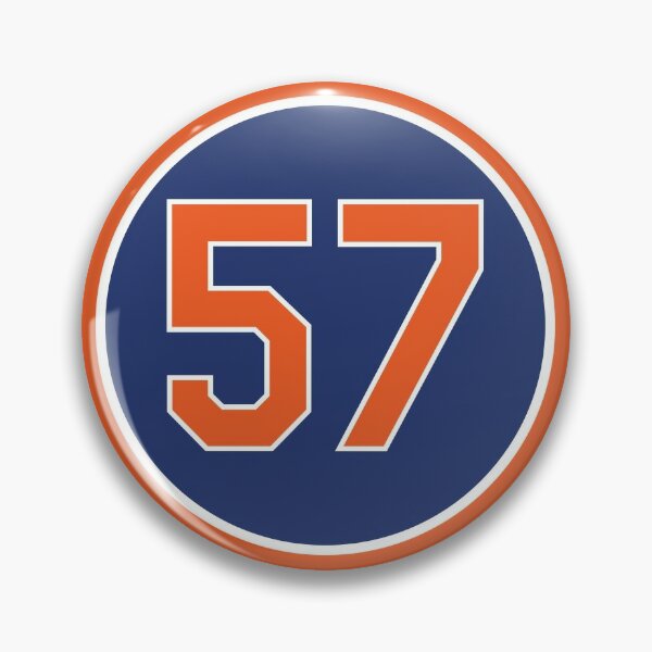 Johan Santana #57 Jersey Number Sticker for Sale by StickBall