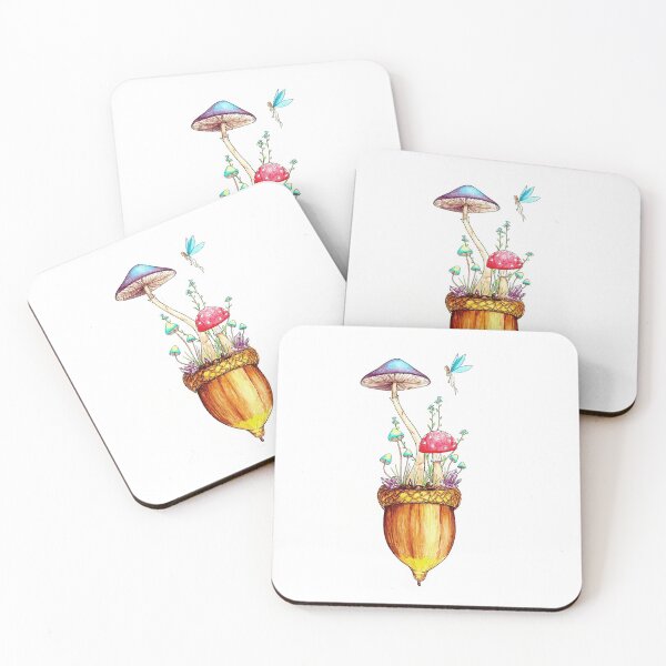 Acorn Universe Coasters (Set of 4)