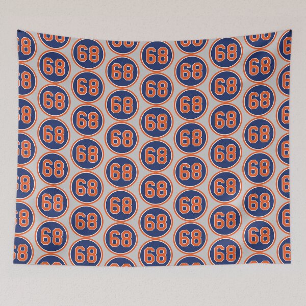 Item preview, Dellin Betances #68 Jersey Number designed and sold by StickBall.