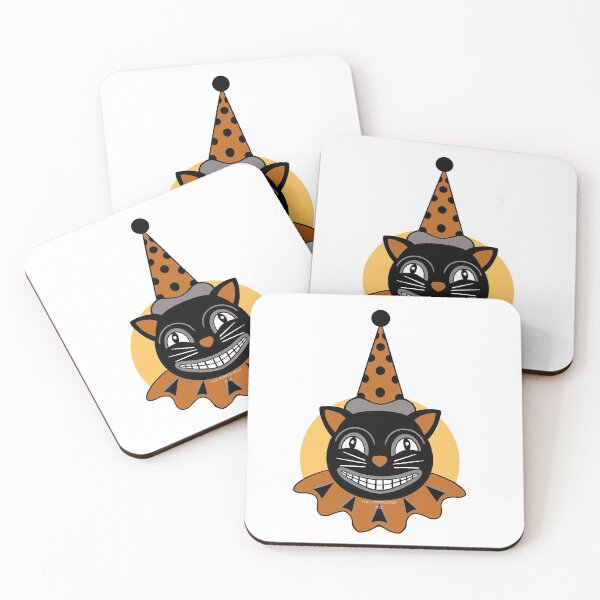 Item preview, Vintage Halloween Cat designed and sold by FabricatedFox.