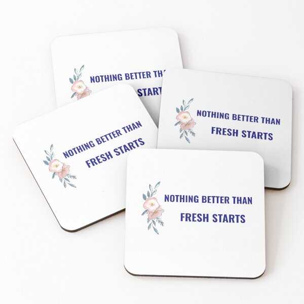 Item preview, Fresh starts in blue text  designed and sold by Luccianos.