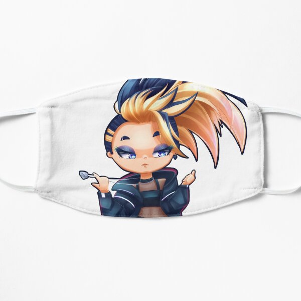 KDA Akali - El más malo Mascarilla plana