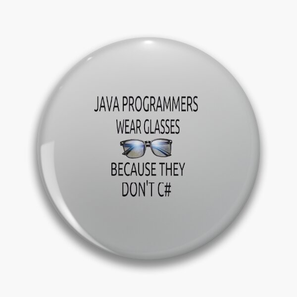 Artikelvorschau, JAVA-Programmierer tragen eine Brille, weil sie nicht C # entworfen und verkauft von Peace Cyebukayire.