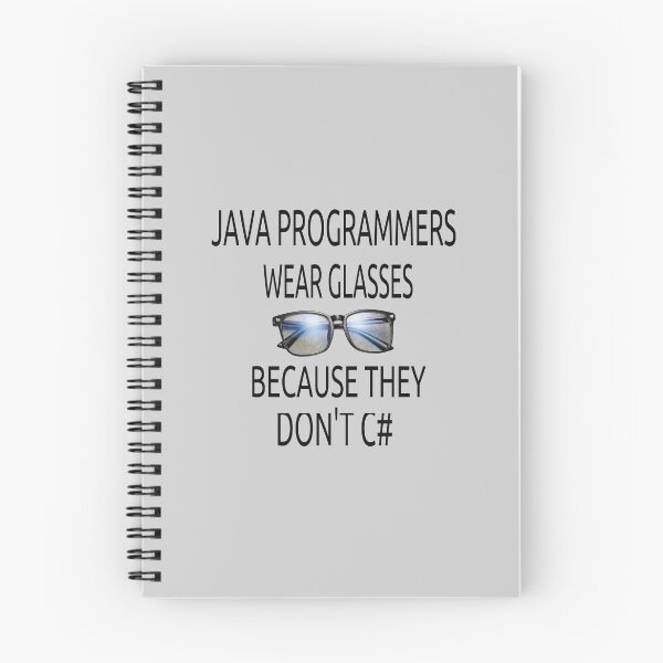 Artikelvorschau, JAVA-Programmierer tragen eine Brille, weil sie nicht C # entworfen und verkauft von Peace Cyebukayire.