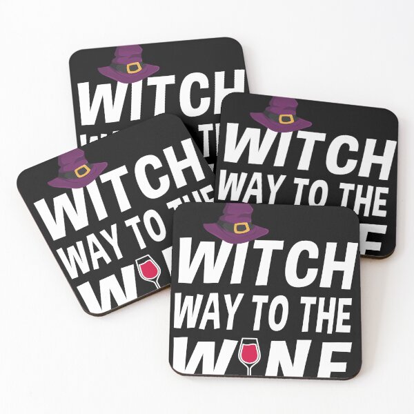 Item preview, Witch Way to The Wine T Shirt Funny Halloween Drinking Gift designed and sold by ANAS MAATI.