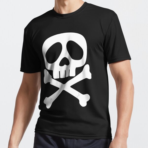 T-shirt Homme Tête de mort pirate, Harlock Skull, Albator, SF, manga