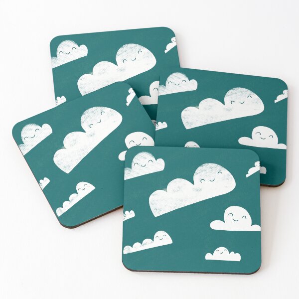 Item preview, Happy clouds in the sky pattern designed and sold by Jamie Letourneau.