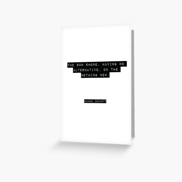 Item preview, Samuel Beckett Quote designed and sold by RJ123.