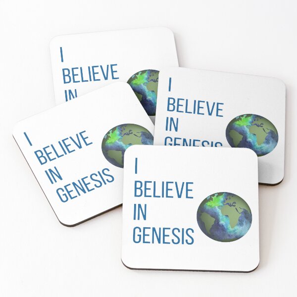 Item preview, I Believe in Genesis (Blue Font) designed and sold by Cre8andRecre8.