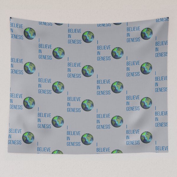 Item preview, I Believe in Genesis (Blue Font) designed and sold by Cre8andRecre8.