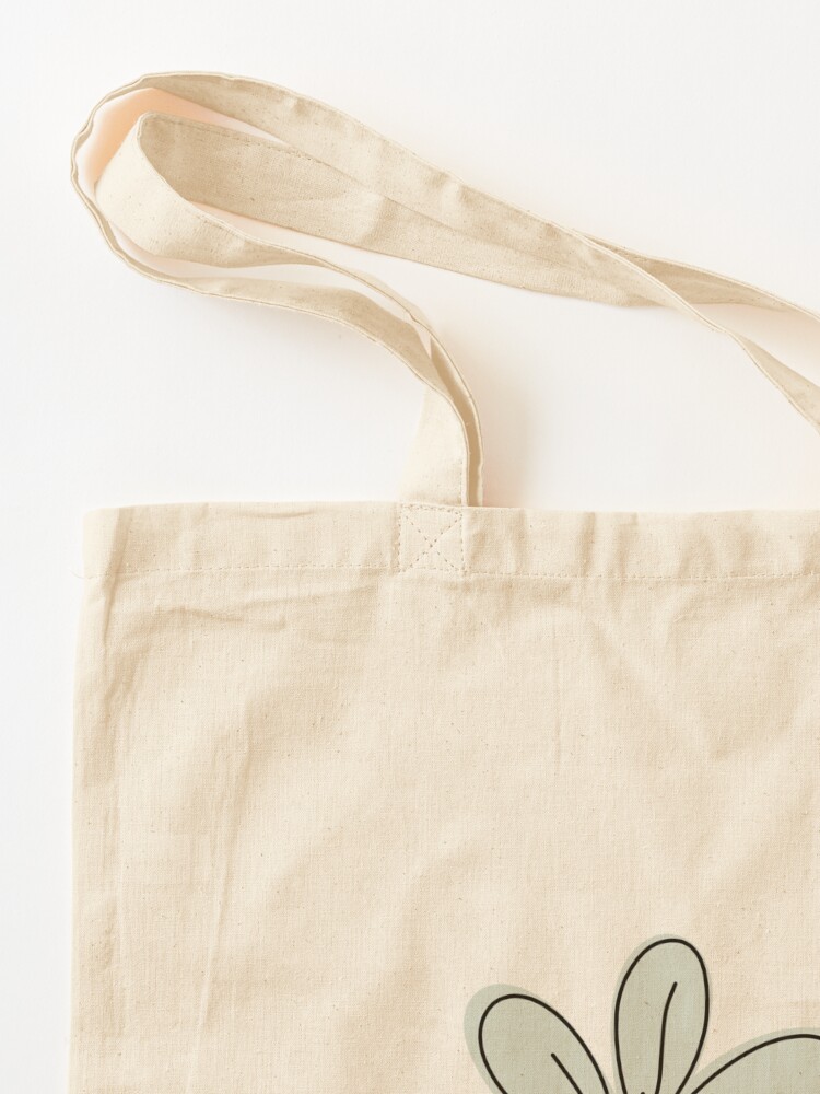 Alternate view of Green Flower Tote Bag