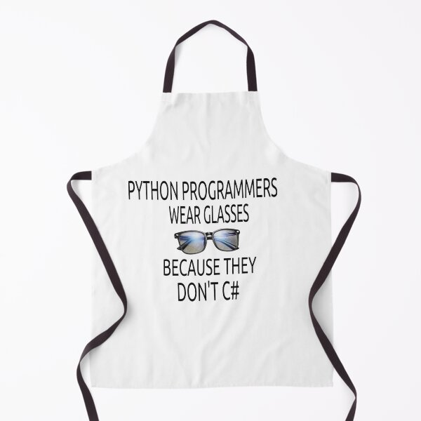 Item preview, Python Programmers Wear Glasses Because They Don't C# designed and sold by Peace Cyebukayire.