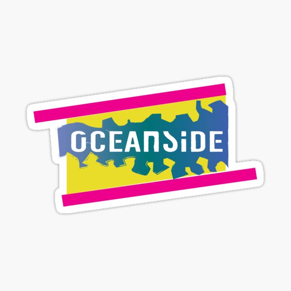 Oceanside 80s Sticker