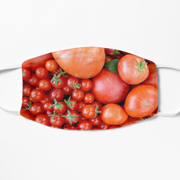 tomato costume pattern Flat Mask