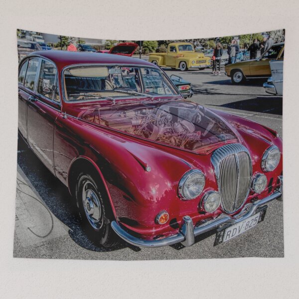 Item preview, Misted bonnet Red Daimler designed and sold by Cars around Adelaide.