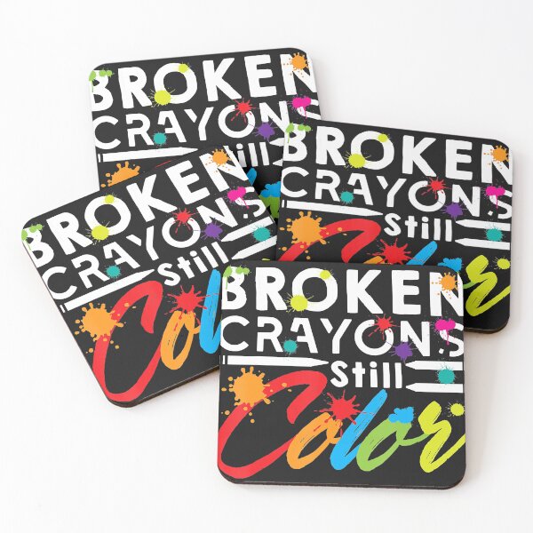 Item preview, Broken Crayons Still Color T-Shirt - Mental Health Awareness designed and sold by Luxurytrend.