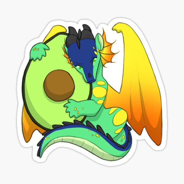 Glory and Avacado Sticker