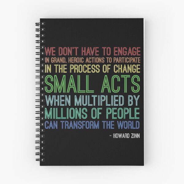 Item preview, Motivational & Inspiring Quotes About Change - Howard Zinn Quote - Great Sayings designed and sold by yeknow.