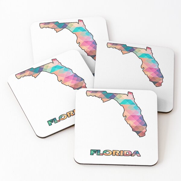 Item preview, Florida Colorful Abstract T-Shirt designed and sold by TeeStoreMeStore.