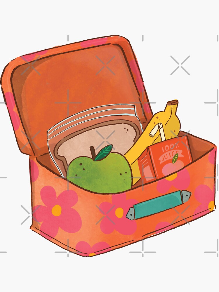"Lunchbox" Sticker for Sale by littlesisstudio Redbubble