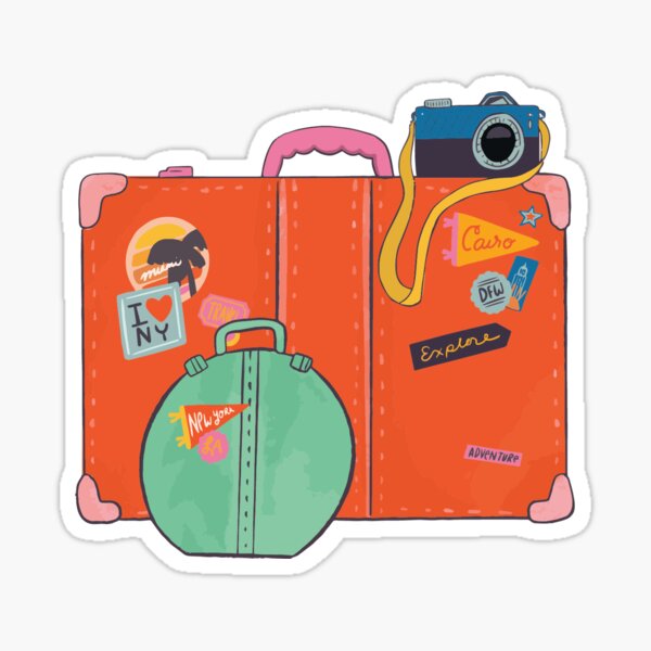 World Traveler Sticker