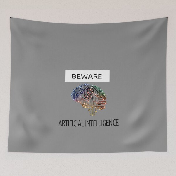 Item preview, Beware, Artificial Intelligence designed and sold by Peace Cyebukayire.